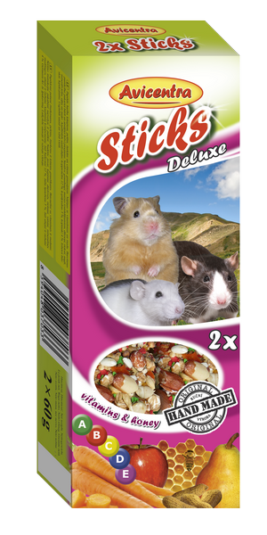 Kolby Deluxe z witaminami i miodem dla chomików, szczurów i myszy